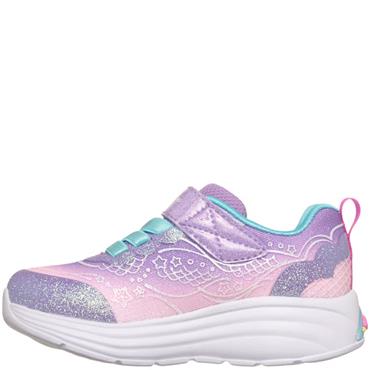 SKECHERS GIRLS TRAINERS - LAVENDER MULTI