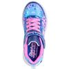 SKECHERS GIRLS UNICORN LIGHTS TRAINER - NAVY MULTI