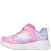 SKECHERS GIRLS UNICORN LIGHTS TRAINER - PINK MULTI