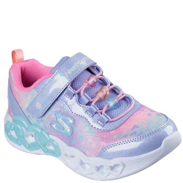 SKECHERS GIRLS TRAINERS - LAVENDER MULTI