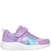 SKECHERS GIRLS WATERPROOF STRAP TRAINER - LAVENDER MULTI