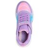 SKECHERS GIRLS WATERPROOF STRAP TRAINER - LAVENDER MULTI