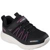 SKECHERS GIRLS WATERPROOF BOUNDER PRO AQUA - BLACK HOT PINK