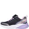SKECHERS GIRLS TRAINERS - BLACK MULTI