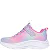 SKECHERS GIRLS LIGHTS STRAP TRAINER - LAVENDER MULTI