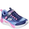 SKECHERS GIRLS TECH STRAP TRAINER - NAVY MULTI