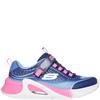 SKECHERS GIRLS TECH STRAP TRAINER - NAVY MULTI
