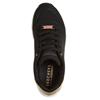 SKECHERS GIRLS UNO SHIMMER TRAINER - BLACK