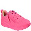SKECHERS GIRLS TRAINERS - HOT PINK MULTI