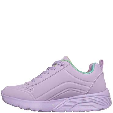 SKECHERS GIRLS TRAINERS - LAVENDER MULTI