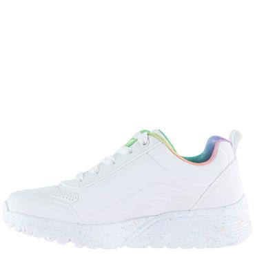 SKECHERS GIRLS TRAINERS - WHITE MULTI