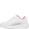 SKECHERS GIRLS TRAINERS - WHITE HOT PINK