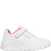 SKECHERS GIRLS TRAINERS - WHITE HOT PINK