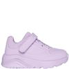 SKECHERS GIRLS UNO LITE STRAP TRAINER - LAVENDER