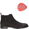 BUGATTI MENS LEATHER CHELSEA ANKLE BOOT - BLACK SUEDE