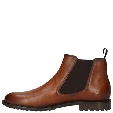 BUGATTI MENS CHELSEA ANKLE BOOT - COGNAC