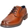BUGATTI MENS DRESS LACE SHOE - COGNAC