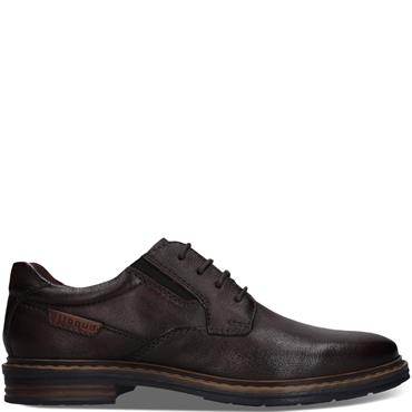 BUGATTI MENS LACE UP SHOE - DARK BROWN