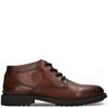 BUGATTI MENS LEATHER LACE ANKLE BOOT - COGNAC