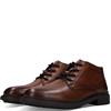 BUGATTI MENS LEATHER LACE ANKLE BOOT - COGNAC