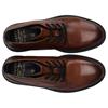 BUGATTI MENS LEATHER LACE ANKLE BOOT - COGNAC