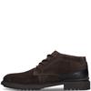 BUGATTI MENS LACE ANKLE BOOT - DARK BROWN
