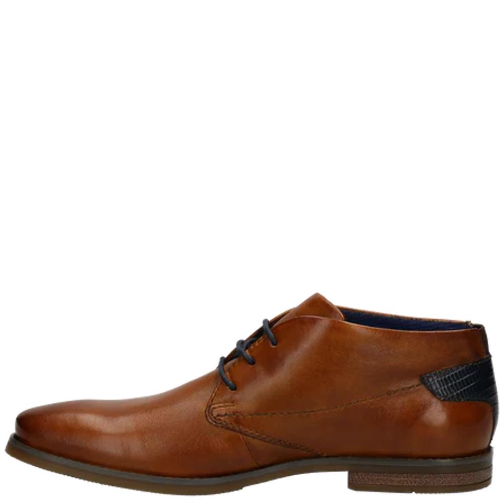 BUGATTI MENS LACE ANKLE BOOT COGNAC Paul Byron Shoes Ireland