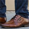 BUGATTI MENS DRESS SHOE - COGNAC
