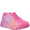 SKECHERS GIRLS TRAINERS - HOT PINK MULTI