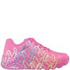 SKECHERS GIRLS TRAINERS - HOT PINK MULTI