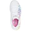 SKECHERS GIRLS TRAINERS - WHITE MULTI