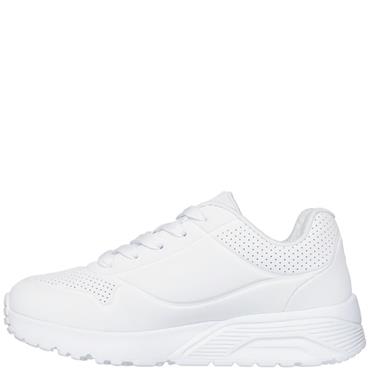 SKECHERS GIRLS TRAINERS - WHITE MULTI