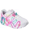 SKECHERS GIRLS TRAINERS - WHITE MULTI
