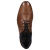 BUGATTI MENS LACE CASUAL SHOE - BROWN