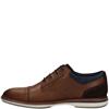 BUGATTI MENS LACE CASUAL SHOE - BROWN