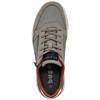 BUGATTI MENS ZIP LACE TRAINER - TAUPE