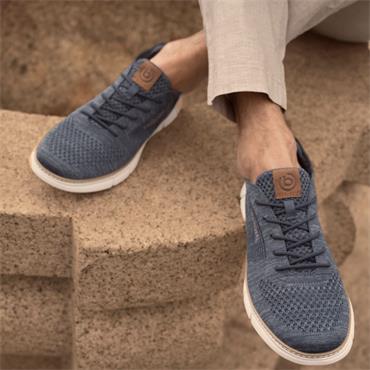 BUGATTI MENS CASUAL SHOE - BLUE