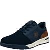 BUGATTI MENS TRAINER - DARK BLUE COGNAC