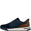 BUGATTI MENS TRAINER - DARK BLUE COGNAC