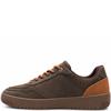 BUGATTI MENS LACE TRAINER - DARK BROWN