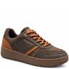 BUGATTI MENS LACE TRAINER - DARK BROWN