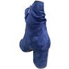 DEES SHOES WOMENS ZIP ANKLE BOOT - NAVY SUEDE