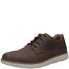 BUGATTI MENS LACE CASUAL SHOE - DARK BROWN