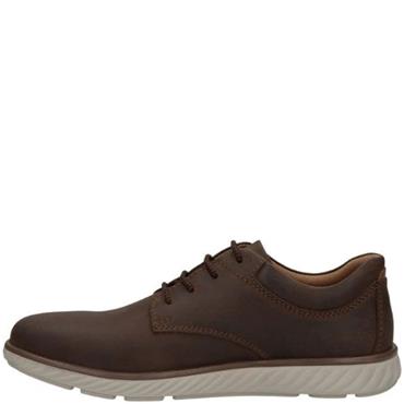 BUGATTI MENS LACE CASUAL SHOE - DARK BROWN