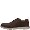 BUGATTI MENS LACE CASUAL SHOE - DARK BROWN