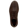 BUGATTI MENS LACE CASUAL SHOE - DARK BROWN