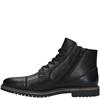 BUGATTI MENS FUR LINED ZIP LACE BOOT - BLACK