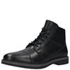BUGATTI MENS FUR LINED ZIP LACE BOOT - BLACK