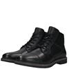 BUGATTI MENS FUR LINED ZIP LACE BOOT - BLACK