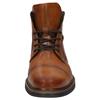 BUGATTI MENS FUR LINED ZIP LACE BOOT - BROWN